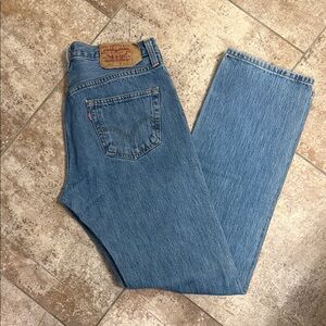 Levi's 501 Men's Classic Straight Blue Jeans 34x34
